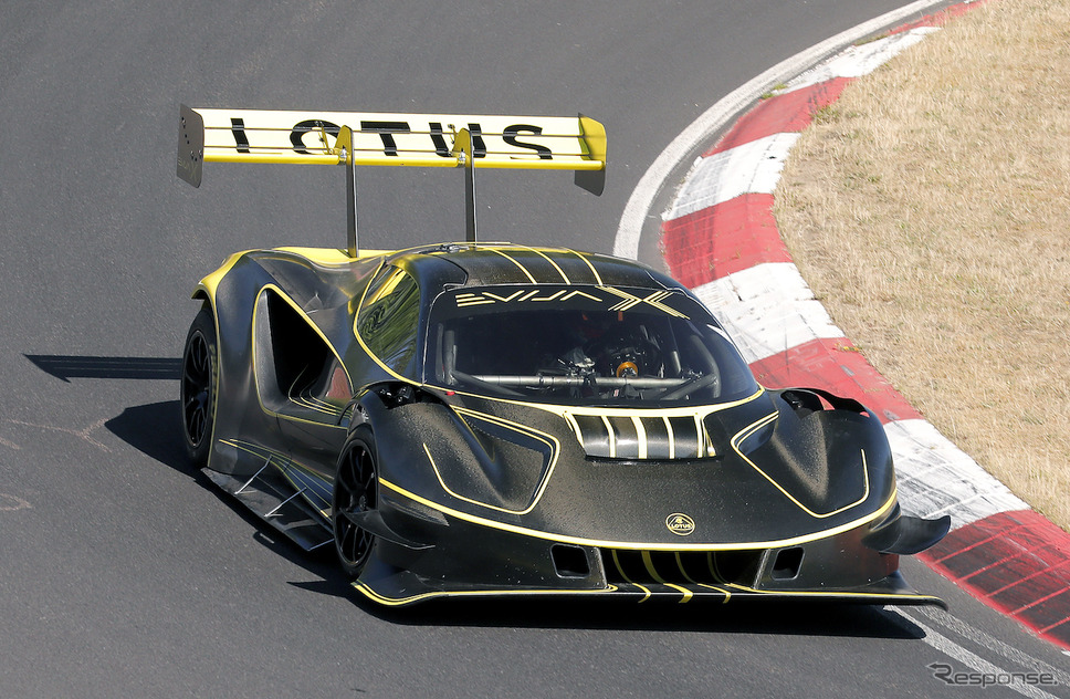 ロータス エヴァイヤX 開発車両(スクープ写真)《APOLLO NEWS SERVICE》