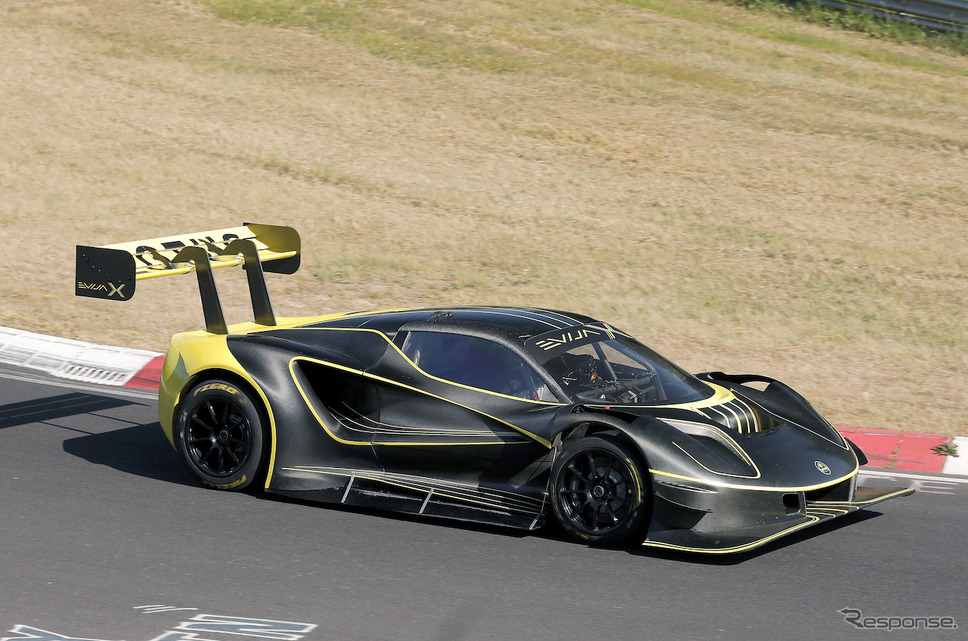 ロータス エヴァイヤX 開発車両(スクープ写真)《APOLLO NEWS SERVICE》