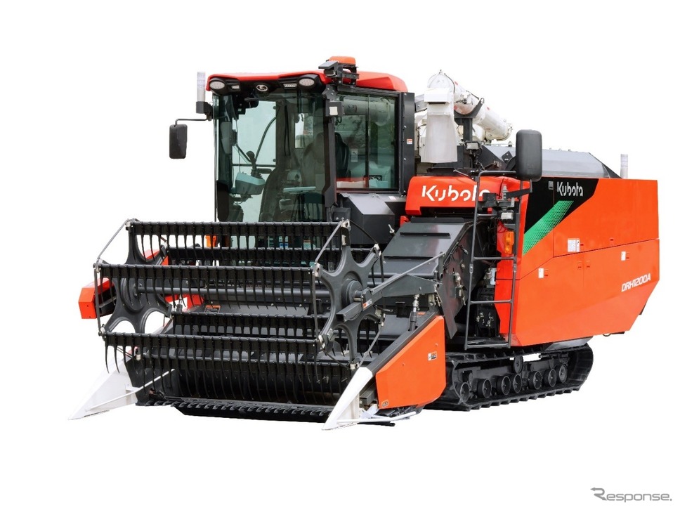 アグリロボコンバインDRH1200A-A《写真提供 クボタ》