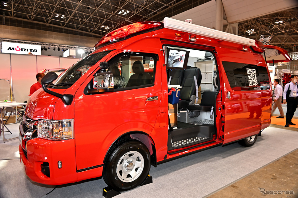 平和機械指揮車(東京国際消防防災展2023)《写真撮影 雪岡直樹》