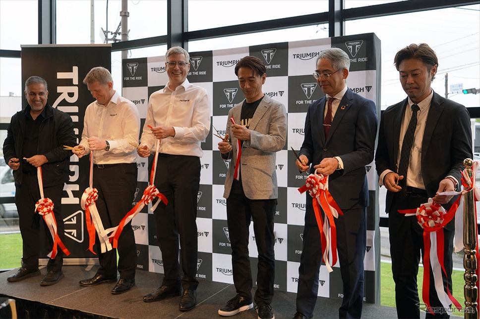 トライアンフ松本&本国CEOインタビュー《写真撮影 小川勤》