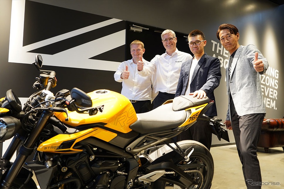 トライアンフ松本&本国CEOインタビュー《写真撮影 小川勤》