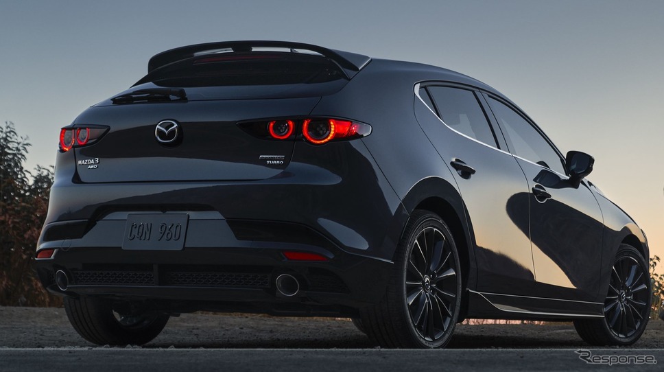 マツダ3 の2.5ターボ(米国仕様)《photo by Mazda》