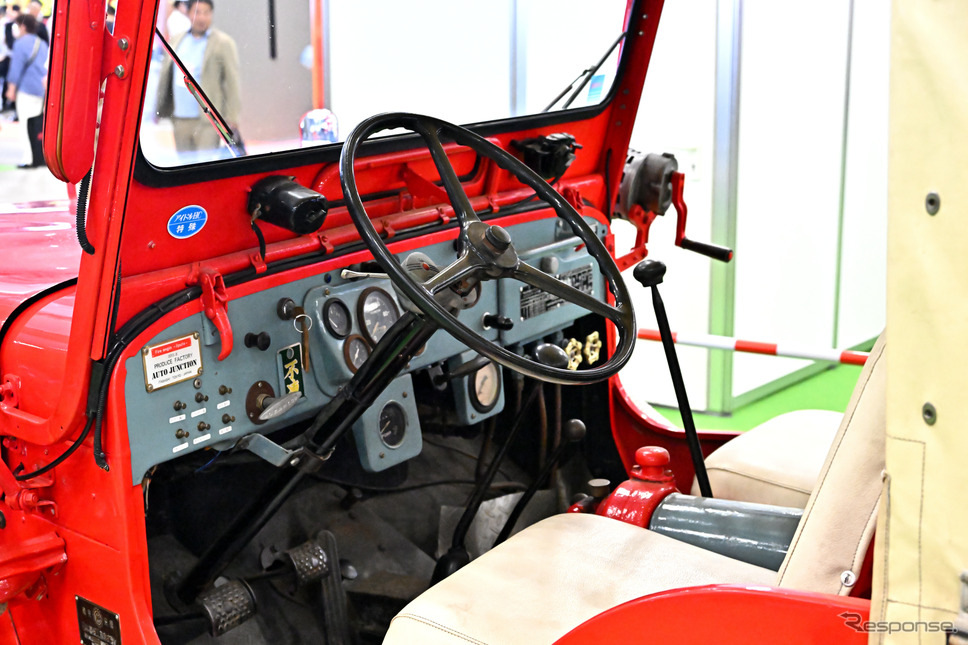 三菱ウィリスCJ-3B消防ポンプ車“じぷた”仕様(東京国際消防防災展2023)《写真撮影 高木啓》