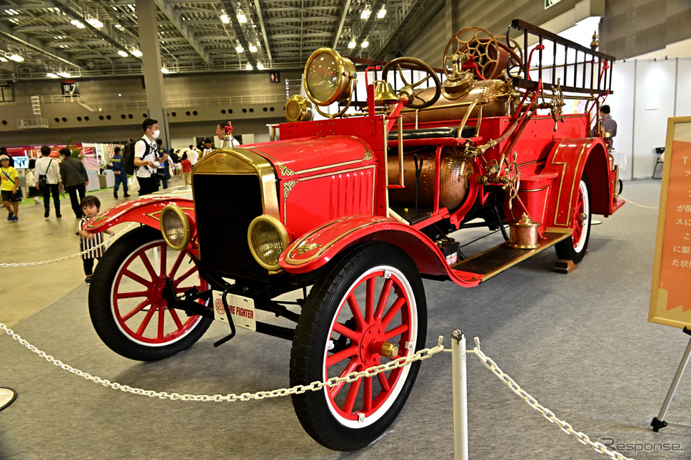 フォードT型消防ポンプ車(東京国際消防防災展2023)《写真撮影 雪岡直樹》
