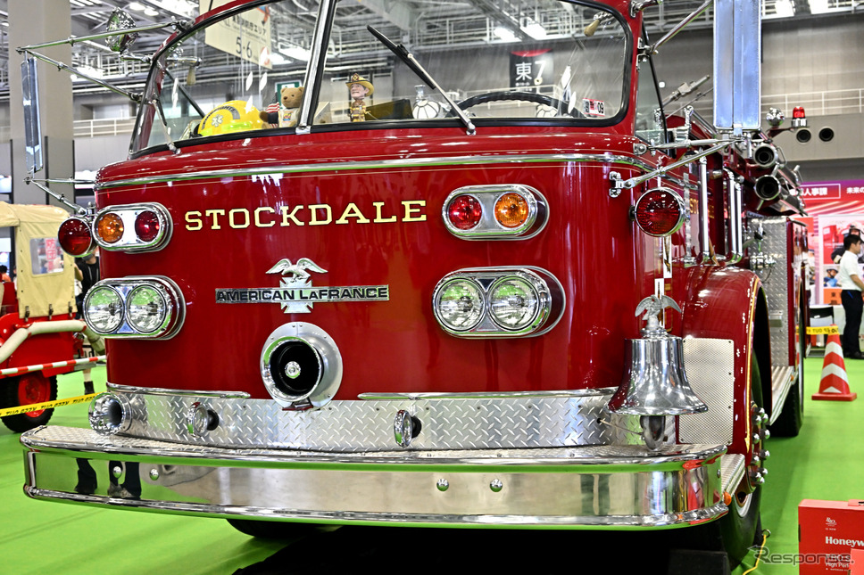 アメリカン・ラフランス900シリーズポンプ車(東京国際消防防災展2023)《写真撮影 雪岡直樹》