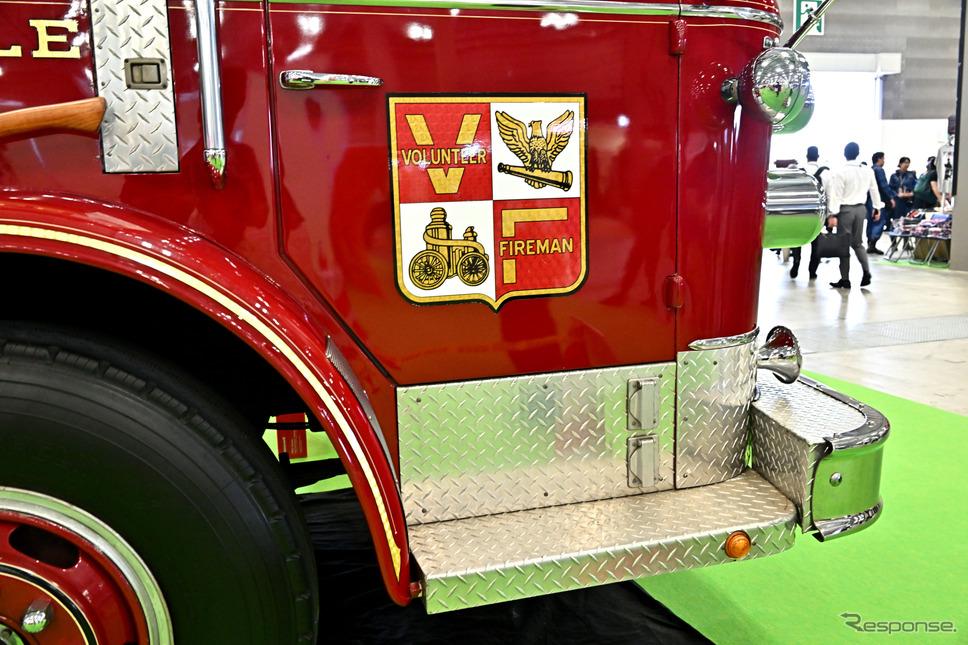 アメリカン・ラフランス900シリーズポンプ車(東京国際消防防災展2023)《写真撮影 雪岡直樹》