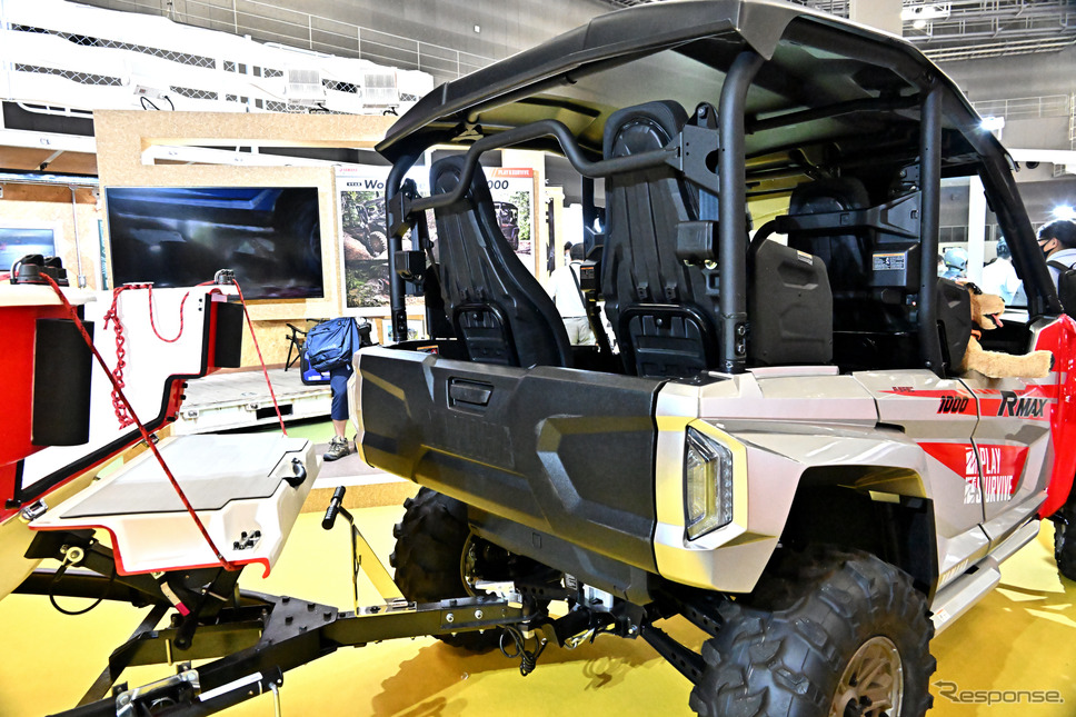 ヤマハ・ウルヴァリンRMAX4 1000(東京国際消防防災展2023)《写真撮影 雪岡直樹》