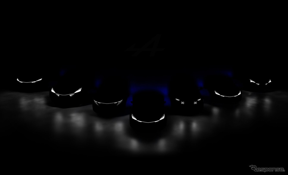 アルピーヌの新型EV 7車種のティザー写真《photo by Alpine》