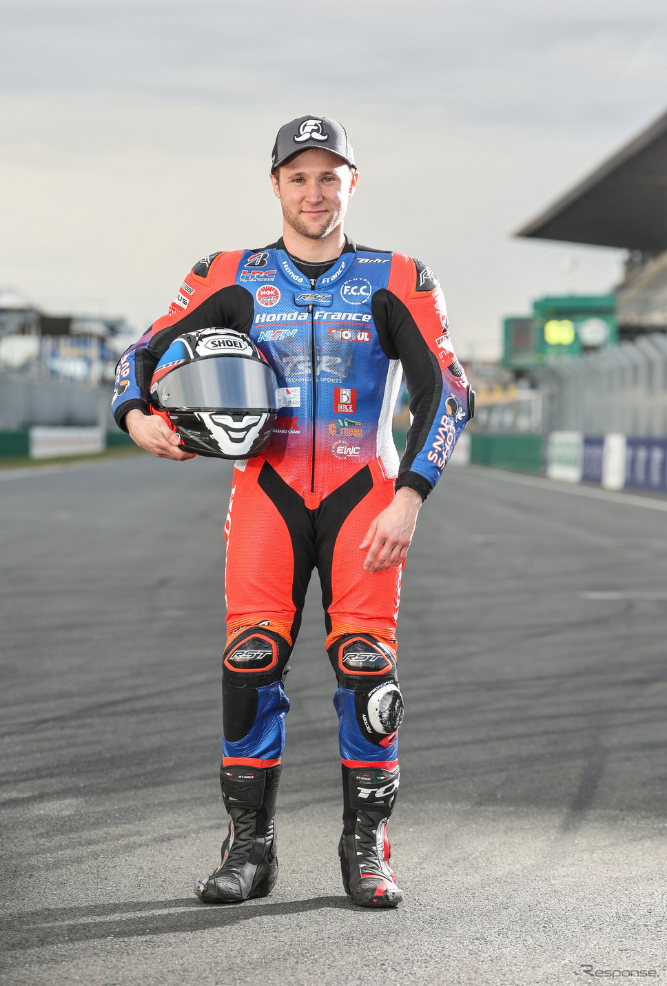 #1 F.C.C. TSR Honda France アラン・テシェ(EWCに同チームより参戦中)《写真提供:本田技研工業》