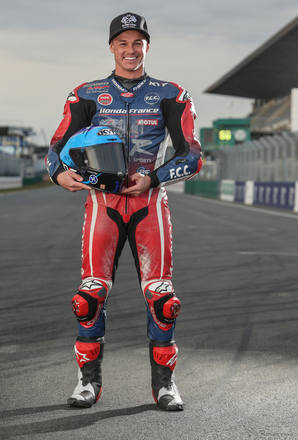 #1 F.C.C. TSR Honda France ジョシュ・フック(EWCに同チームより参戦中)《写真提供:本田技研工業》