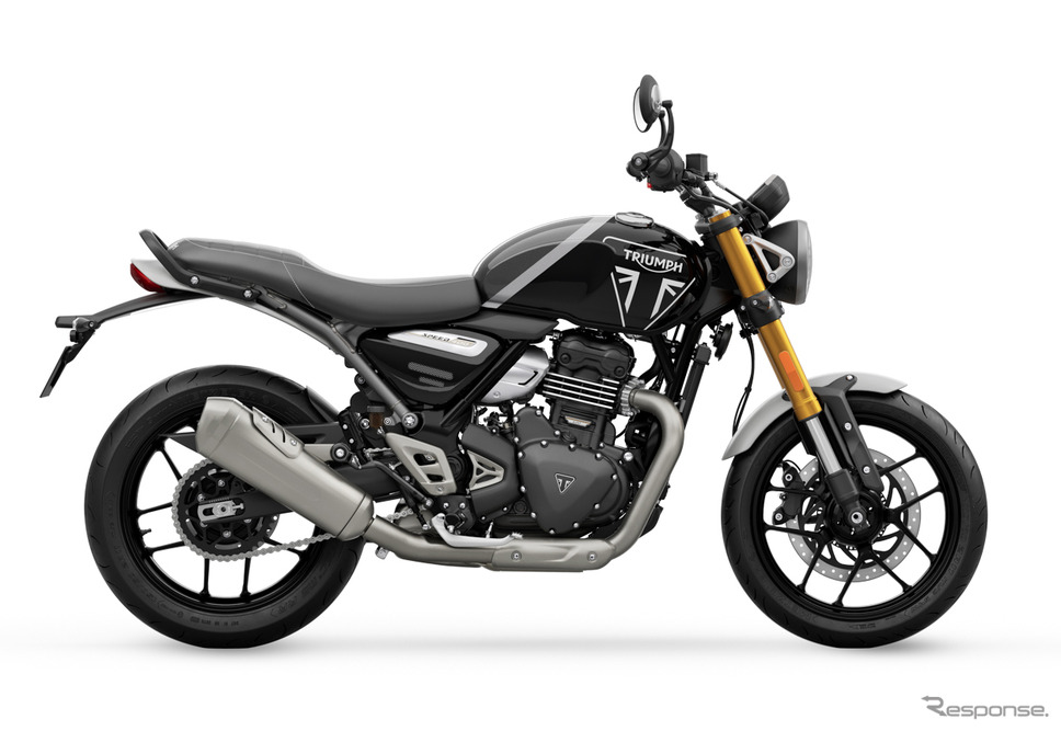 トライアンフ スピード400(ファントムブラック)《写真提供:トライアンフモーターサイクルズジャパン》