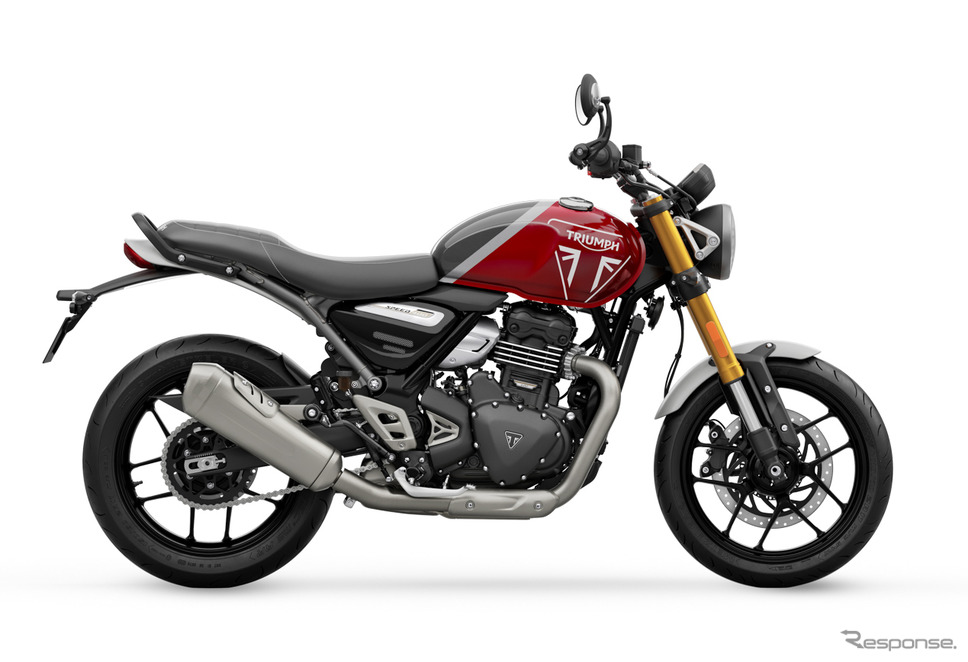 トライアンフ スピード400(カーニバルレッド)《写真提供:トライアンフモーターサイクルズジャパン》