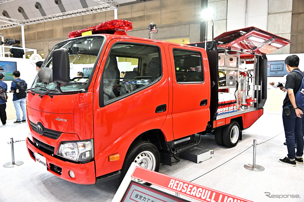モリタ REDSEAGULL Light(東京国際消防防災展2023)《写真撮影 雪岡直樹》