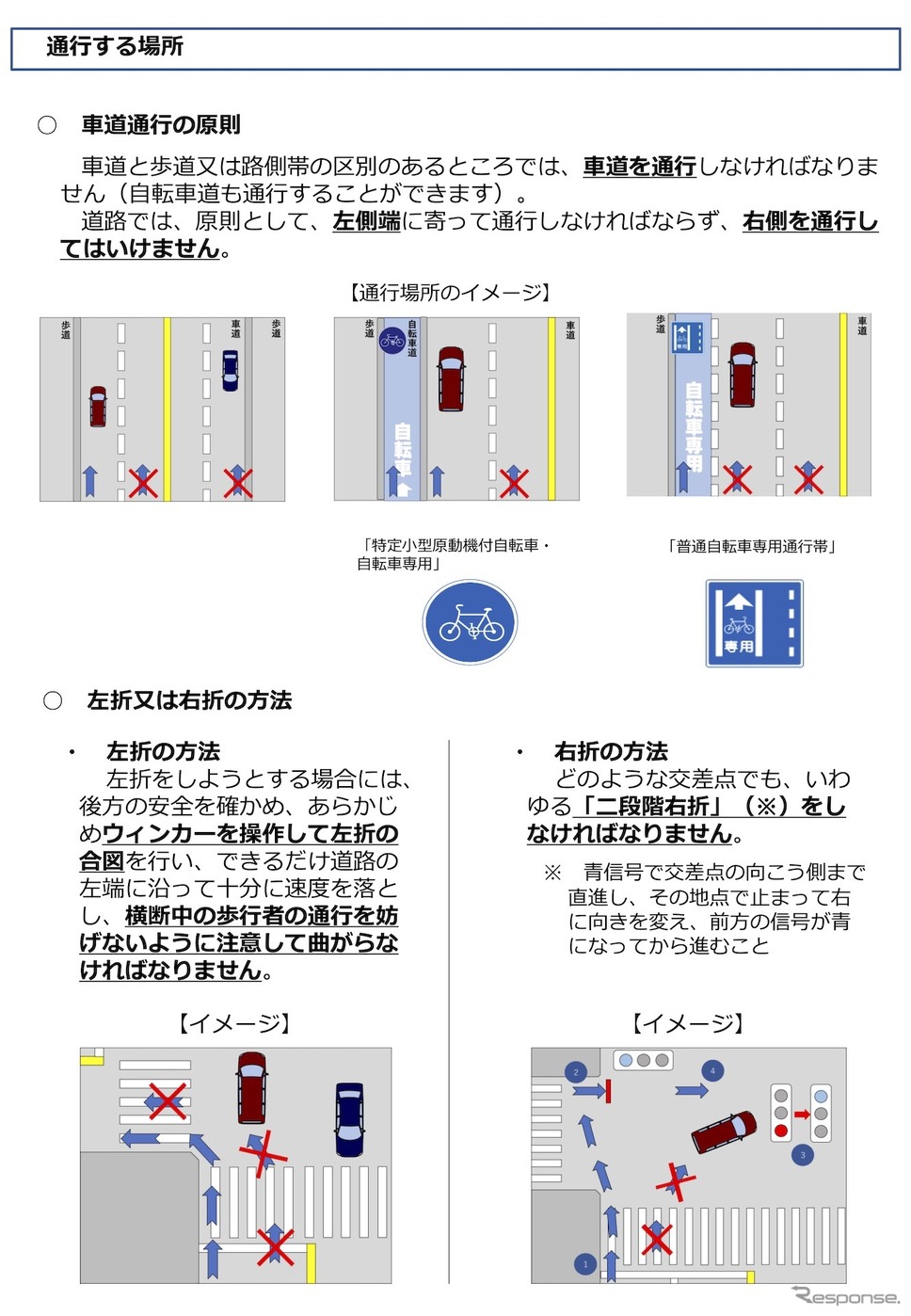 特定小型原動機付自転車（いわゆる電動キックボード等）に関する主な交通ルール《画像提供 国交省》