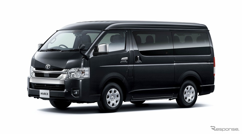 トヨタ・ハイエース ワゴン GL(ロング・ミドルルーフ・2WD ガソリン車)(ブラックマイカ)《写真提供 トヨタ自動車》
