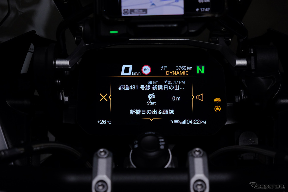 TFT液晶カラーメーターパネルによるナビゲーション機能《写真提供:ビー・エム・ダブリュー》