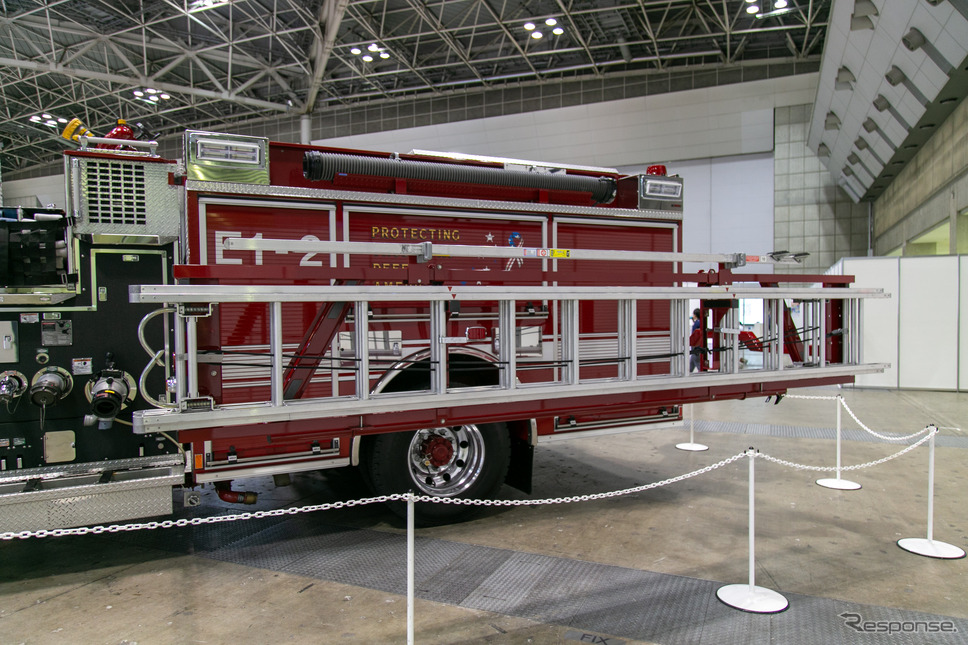 基地から米軍の消防車が集結！ 海外の非常ベル体験も…東京国際消防防災展2023