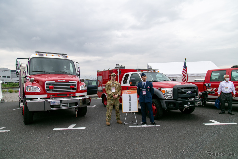 基地から米軍の消防車が集結！ 海外の非常ベル体験も…東京国際消防防災展2023