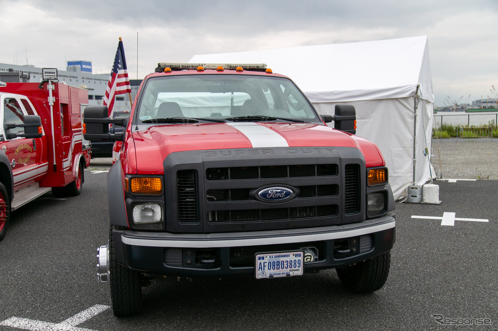 基地から米軍の消防車が集結！ 海外の非常ベル体験も…東京国際消防防災展2023