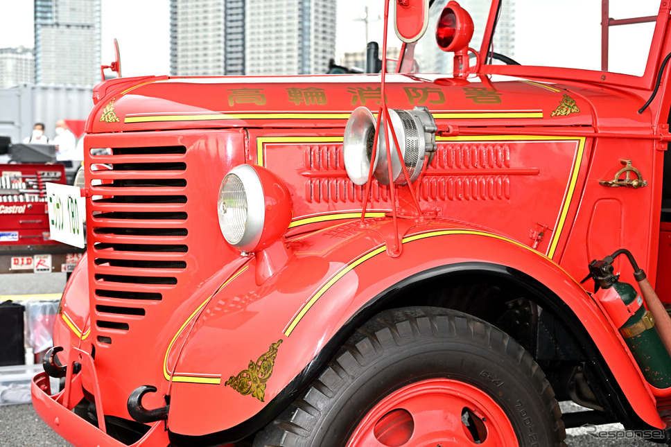 ニッサン180型消防ポンプ自動車（東京国際消防防災展2023）《写真撮影 雪岡直樹》