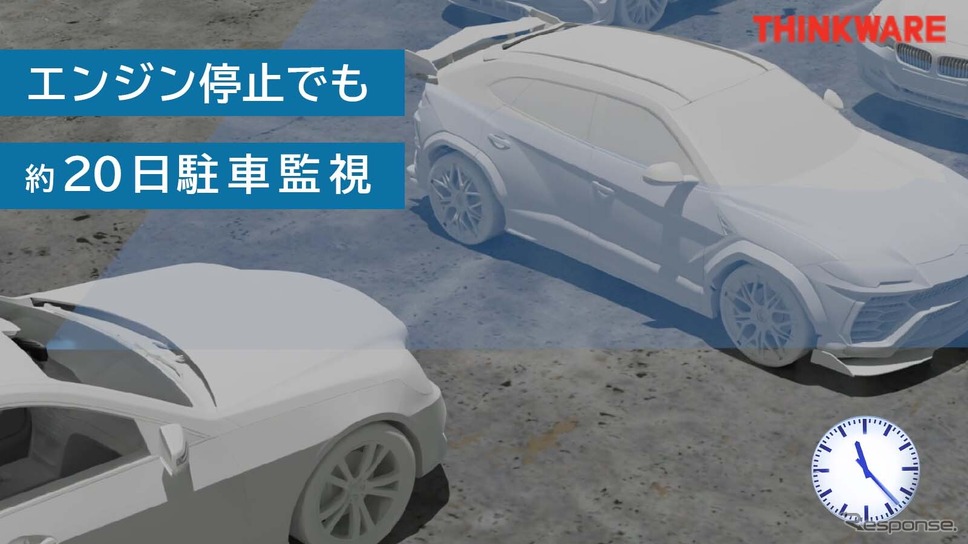 最長20日間、駐車監視《写真提供:フルークフォレスト》