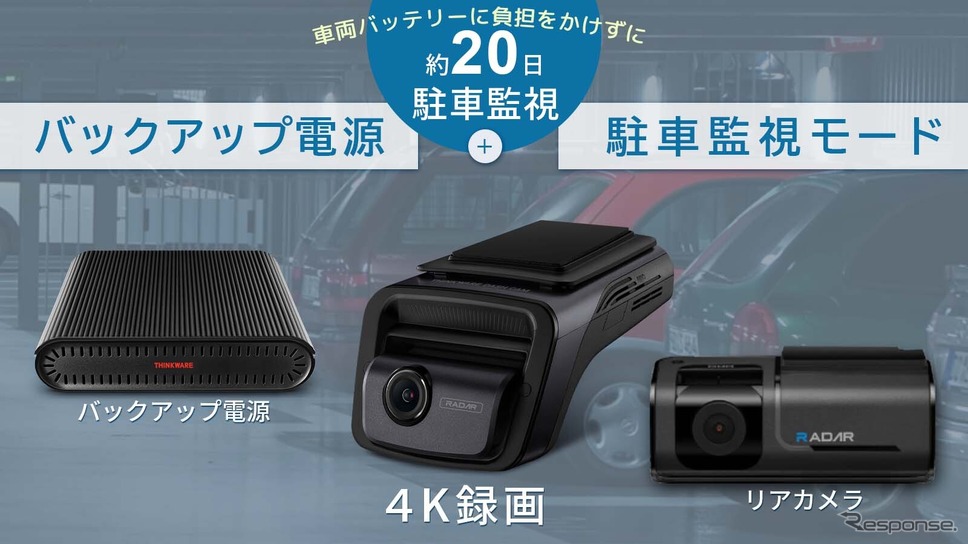 THINKWAREドライブレコーダーU3000《写真提供:フルークフォレスト》