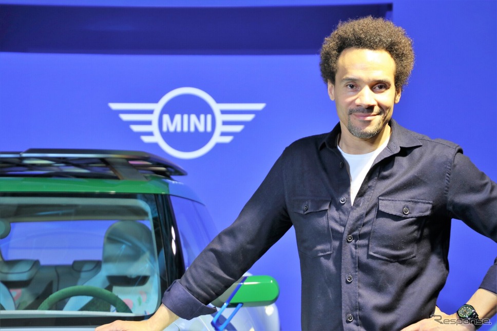 MINIデザイン責任者のオリバー・ハイルマーさん《写真撮影 内田俊一》