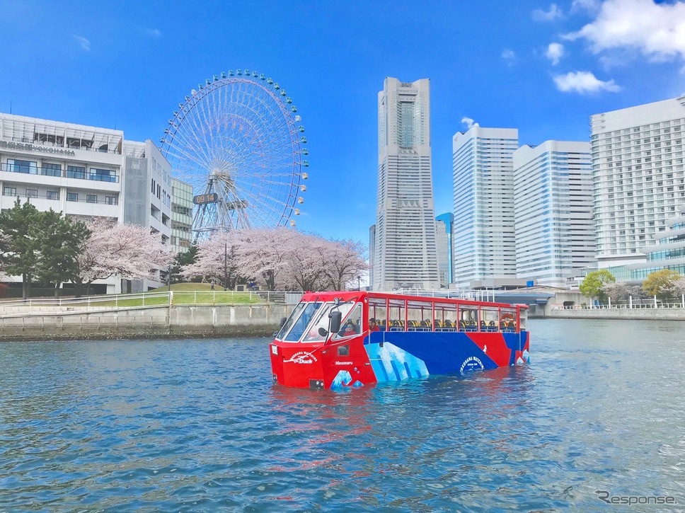 スカイダック横浜：みなとハイカラコース《写真提供 日の丸自動車興業》