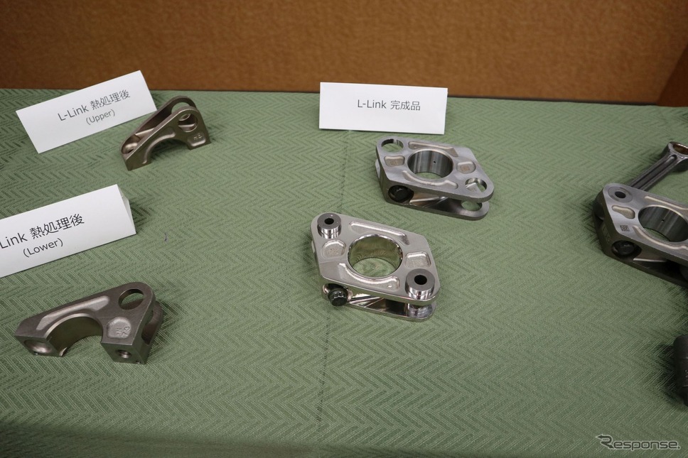 Lリンクはドリルの刃並みに硬い《写真提供 日産自動車》