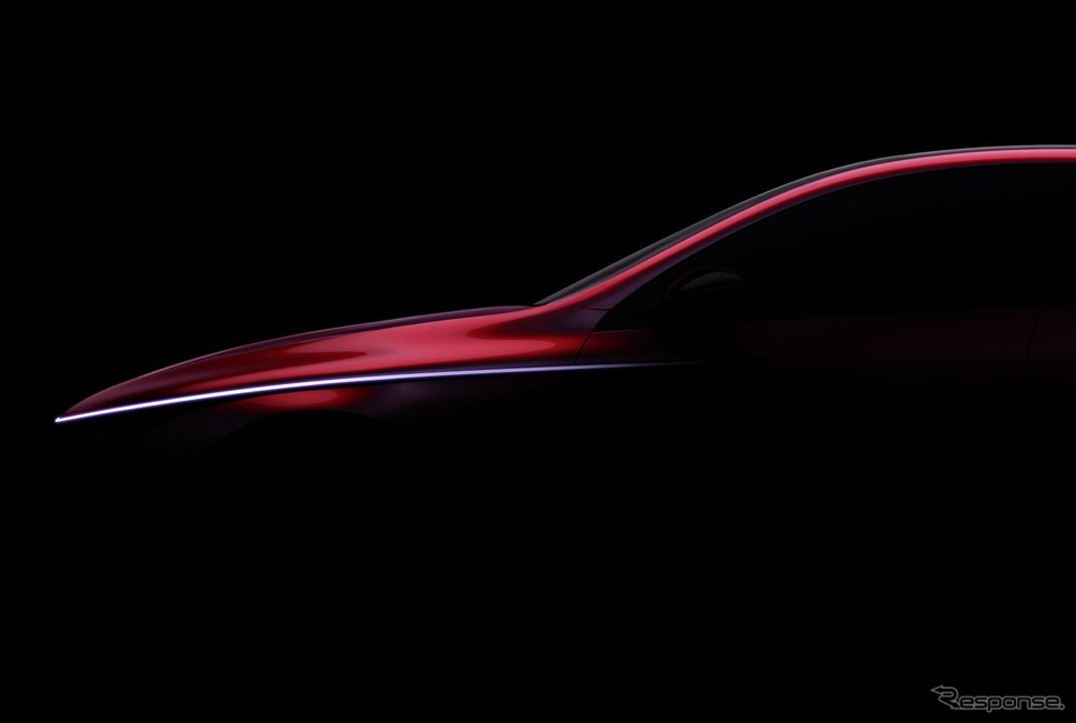 メルセデスベンツのコンセプトのティザー写真《photo by Mercedes-Benz》