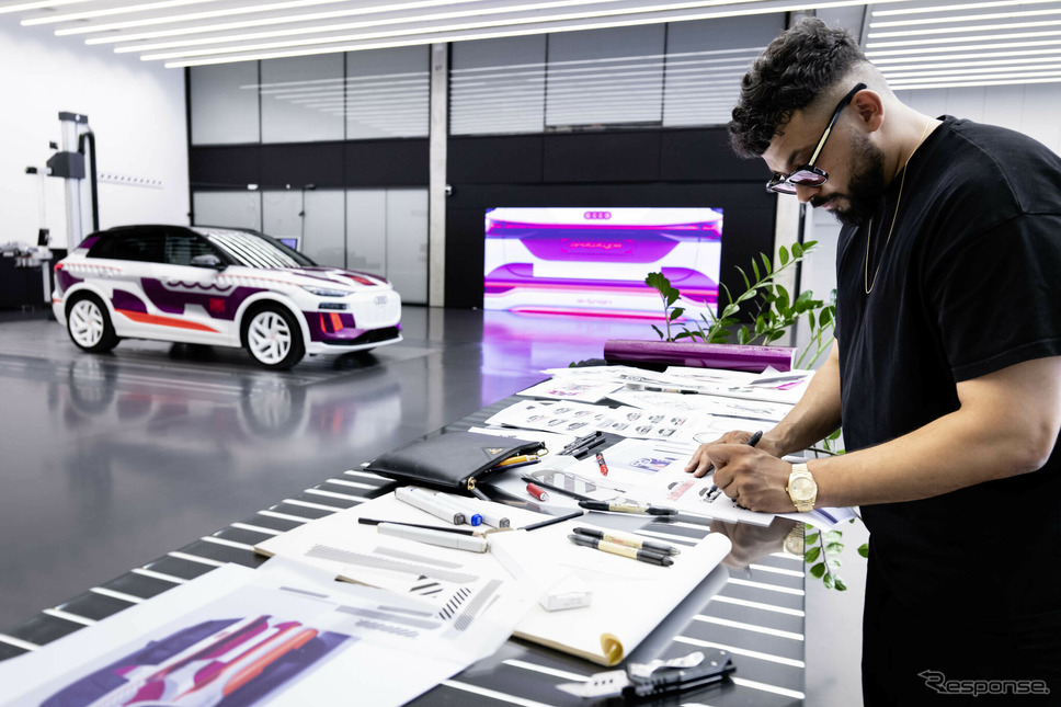 アウディ Q6 e-tron のプロトタイプ《photo by Audi》