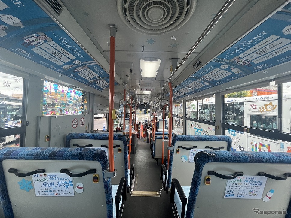 3号車＜岡電バス＞　お客サマーを快適にOh! COOL号《写真提供 両備グループ》