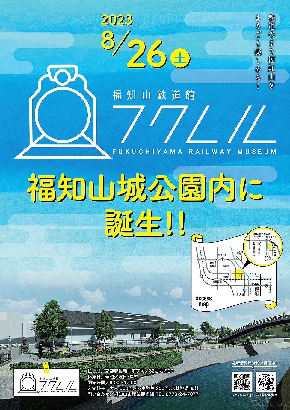 福知山鉄道館フクレル《画像提供 福知山市》