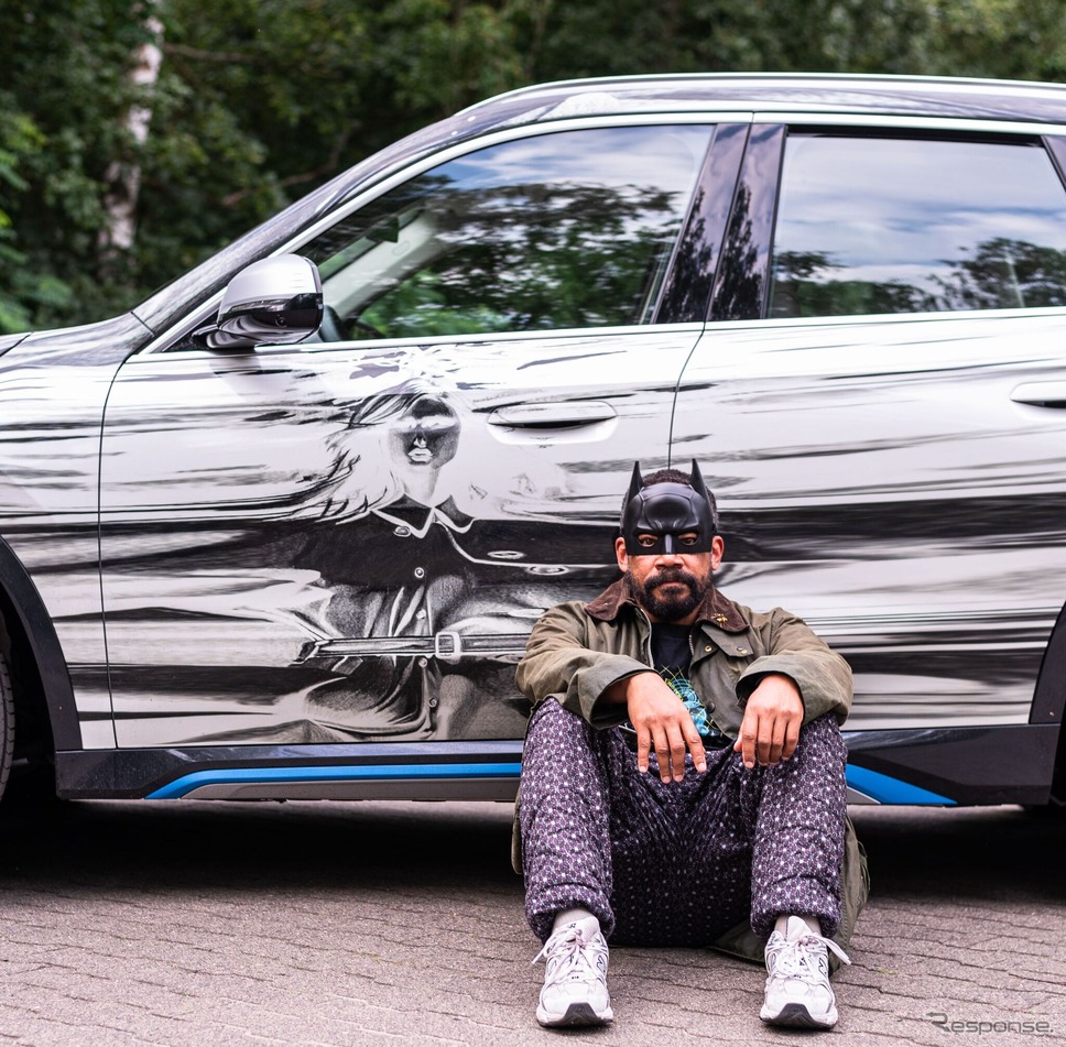 BMW iX1 のアートカー《photo by BMW》
