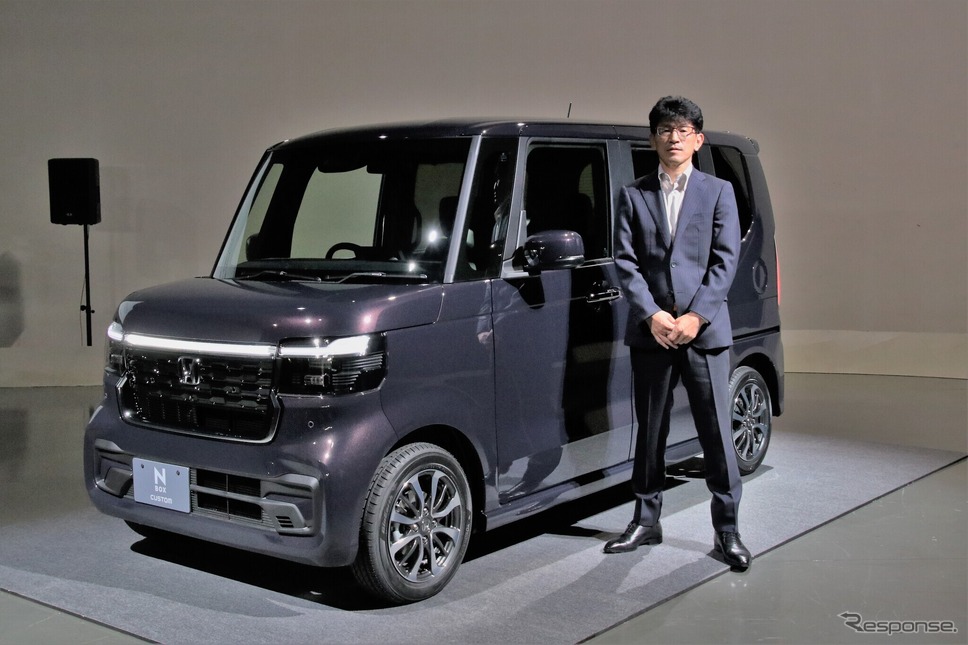 本田技研工業四輪事業本部四輪開発センターLPL室LPLチーフエンジニアの諌山博之さん《写真撮影 内田俊一》