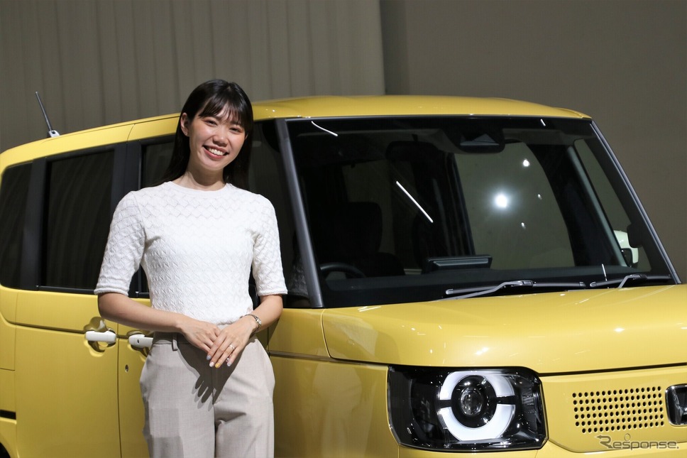 本田技術研究所デザインセンターCMF(カラー・マテリアル・フィニッシュ)デザインPLの松村美月さん《写真撮影 内田俊一》