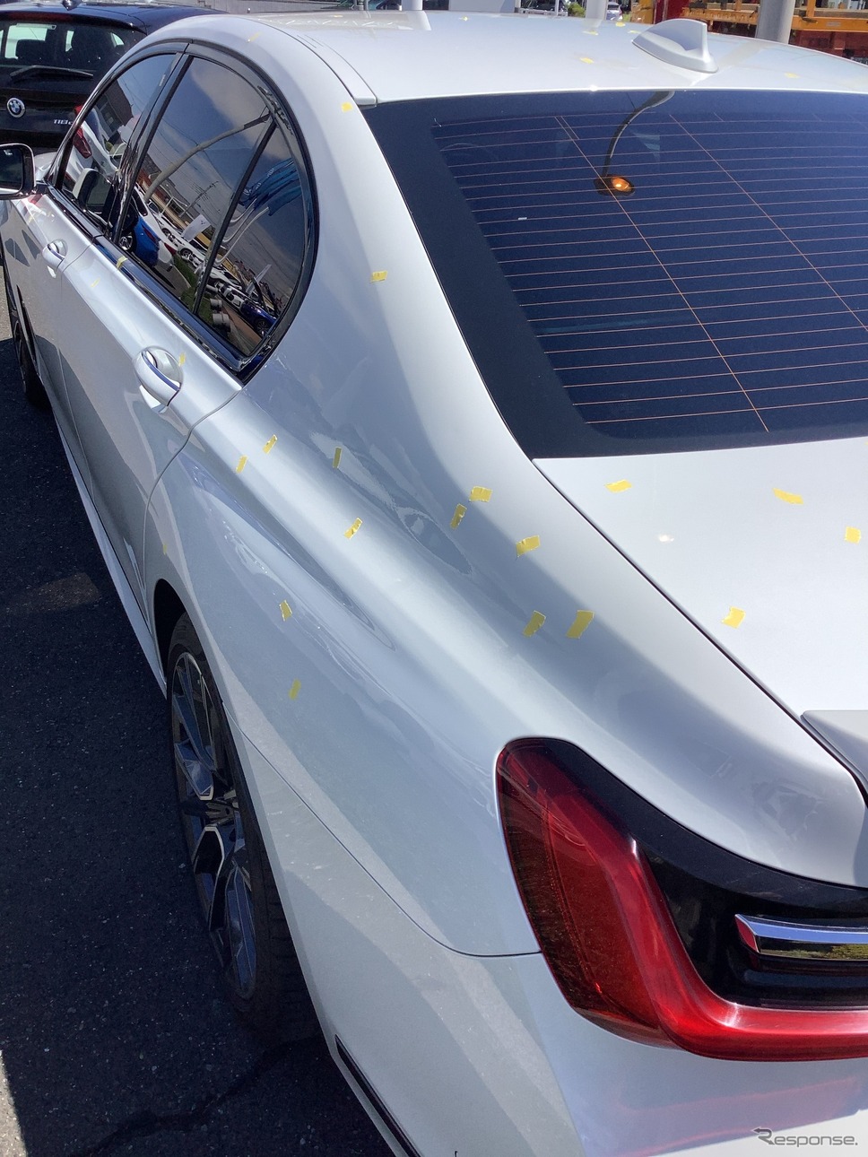 雹の被害に遭った車両《写真提供 群馬BMW Premium Selection 高崎》
