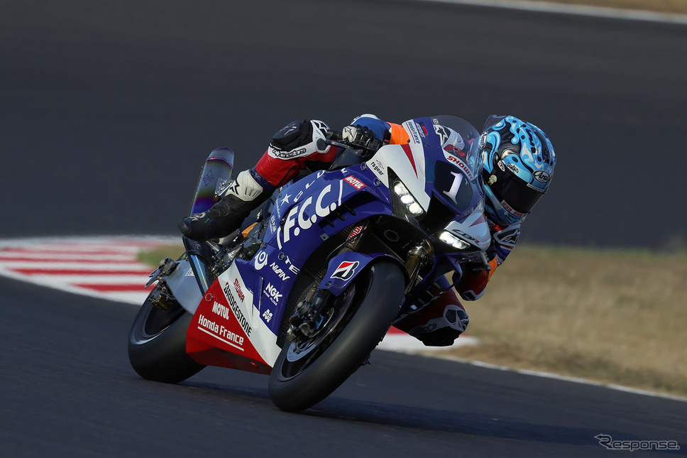 予選暫定6番手の#1 F.C.C. TSR Honda France(マイク・ディ・メリオ/アラン・テシェ/タラン・マッケンジー)《撮影 竹内英士》