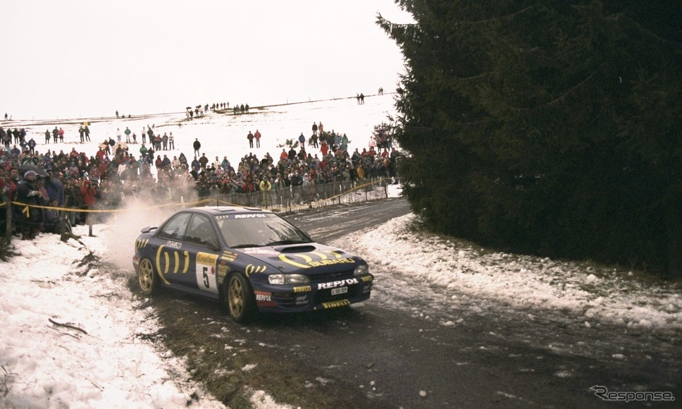 1995年WRC第1戦モンテカルロ、カルロス・サインツ車《Photo by Pascal Rondeau/Allsport/Getty Images Sport/ゲッティイメージズ》