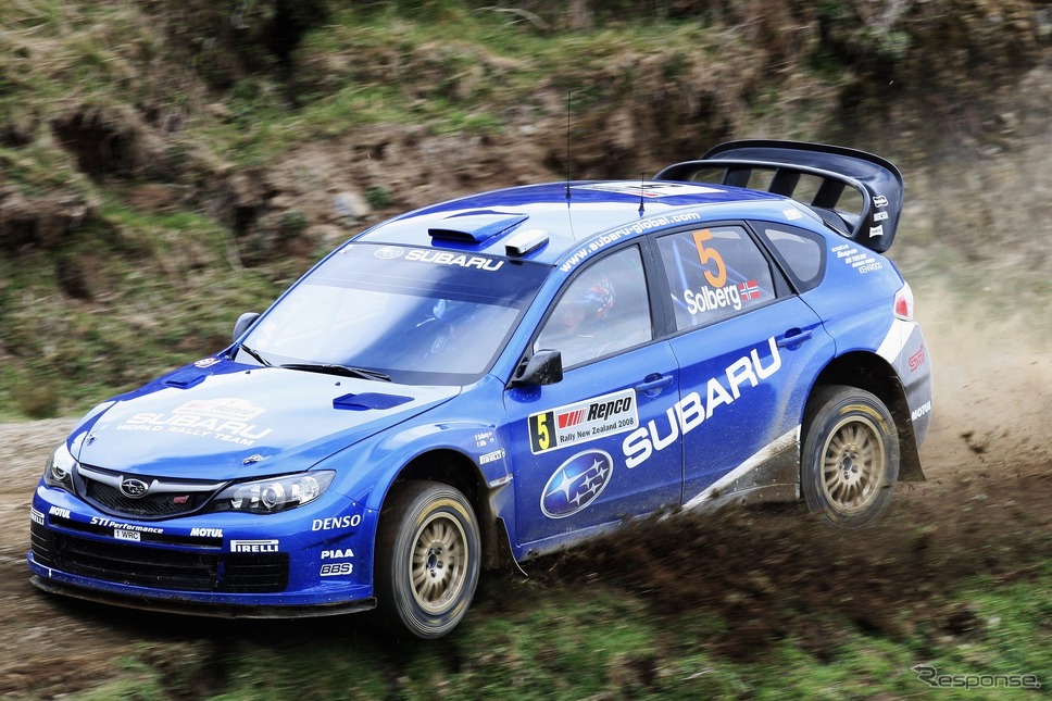 2008年WRC第11戦ニュージーランド、ペター・ソルベルグ車《Photo by Ross Land/Getty Images Sport/ゲッティイメージズ》