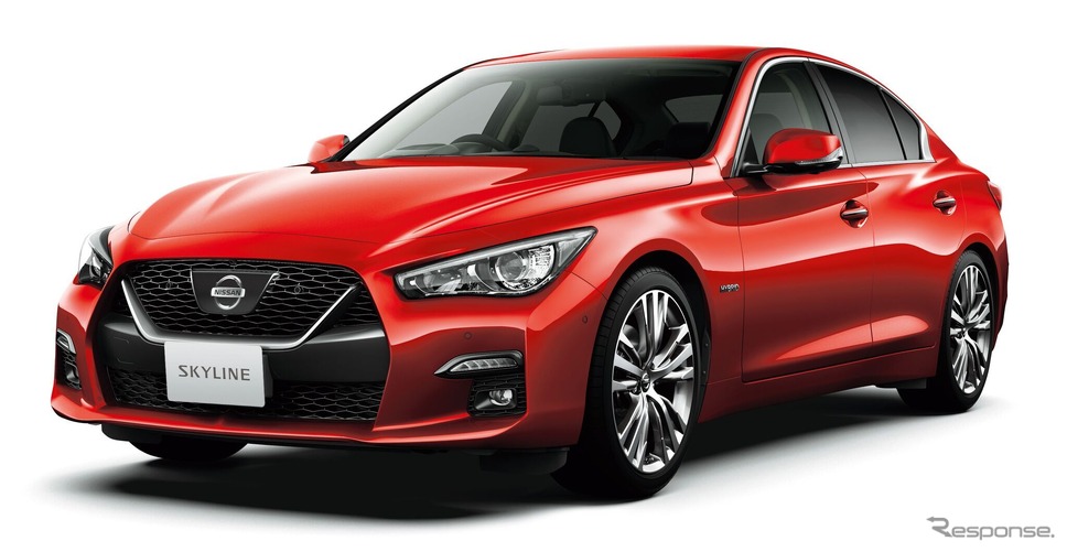 日産 スカイライン 現行型(参考)《photo by Nissan》