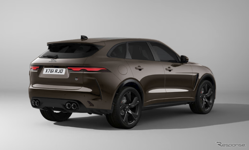 ジャガー F-PACE SVR CURATED FOR JAPAN(トルマリンブラウン/グロスフィニッシュ)《写真提供:ジャガー・ランドローバー・ジャパン》