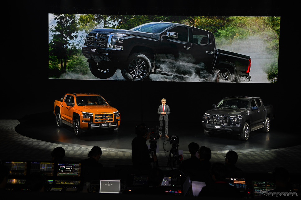 タイでワールドプレミアとなった三菱 トライトン 新型《写真提供 三菱自動車》
