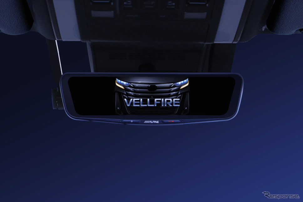 アルパイン トヨタ・ヴェルファイア新型専用ドライブレコーダー搭載デジタルミラー《写真提供 アルパインマーケティング》