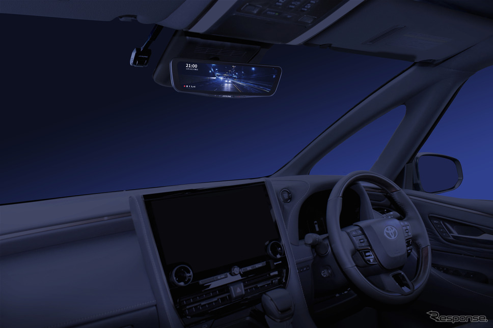 アルパイン トヨタ・アルファード新型専用ドライブレコーダー搭載デジタルミラー《写真提供 アルパインマーケティング》