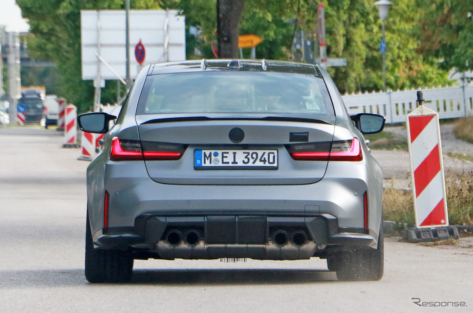 BMW M3セダン 改良新型プロトタイプ（スクープ写真）《APOLLO NEWS SERVICE》