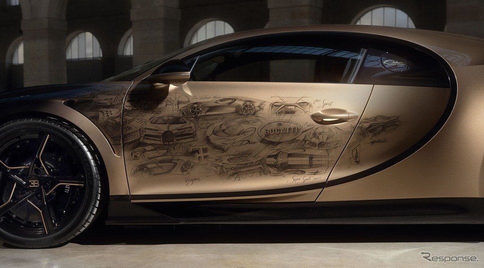 ブガッティ・シロン・スーパースポーツ の「Golden Era」《photo by Bugatti》