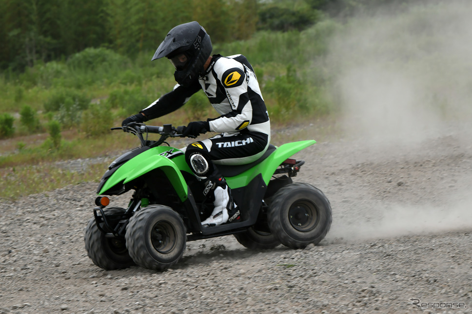 カワサキのATV「KFX」シリーズ《写真撮影 中野英幸》