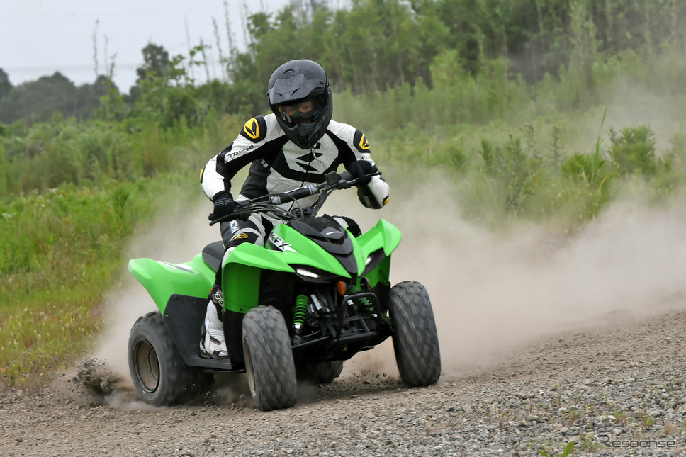 カワサキのATV「KFX」シリーズ《写真撮影 中野英幸》